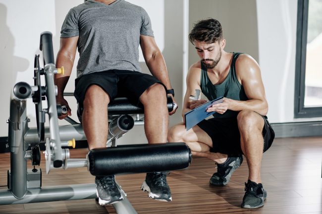 Quad exercises for patellofemoral syndrome clearance